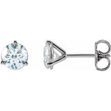 14K White Gold 1 1/5 CTW Lab-Grown Diamond Stud Earrings