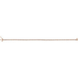 14K Rose Gold 3 CTW Natural Diamond Line 7 1/4" Bracelet