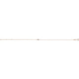 14K Rose Gold 1/10 CT Natural Diamond 6 1/2-7 1/2" Bracelet
