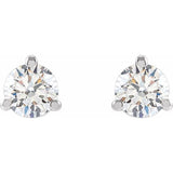 14K White Gold 1/8 CTW Lab-Grown Diamond Stud Earrings