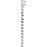 Platinum 1 CTW Natural Diamond Cross Pendant
