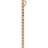 14K Rose Gold 1 CTW Natural Diamond Cross Pendant
