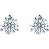14K White Gold 2 1/2 CTW Lab-Grown Diamond Stud Earrings