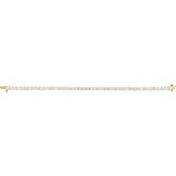 14K Yellow Gold 8 CTW Lab-Grown Diamond Line 7" Bracelet