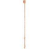 14K Rose Gold Lab-Grown Ruby 6 1/2-7 1/2" Bracelet