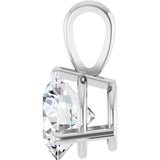 Platinum 1 CT Lab-Grown Diamond Pendant