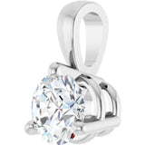 Platinum 1/4 CTW Natural Diamond Pendant