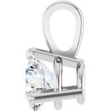 Platinum 1/4 CTW Natural Diamond Pendant