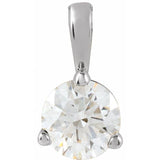 Sterling Silver 1/3 CTW Natural Diamond Pendant