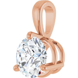 14K Rose Gold 1/2 CTW Natural Diamond Pendant