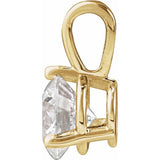 14K Yellow Gold 5/8 CTW Natural Diamond Pendant