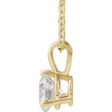 14K Yellow Gold 5/8 CTW Natural Diamond 18" Necklace