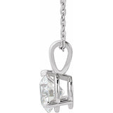 Platinum 1 CTW Lab-Grown Diamond 18" Necklace