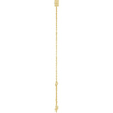 14K Yellow Gold Natural Diamond 6 1/2-7 1/2" Bracelet