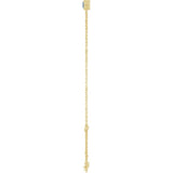 14K Yellow Gold Natural Blue Sapphire 6 1/2-7 1/2" Bracelet