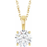 14K Yellow Gold 1 1/4 CT Lab-Grown Diamond 18