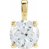 14K Yellow Gold 1 1/4 CTW Natural Diamond Pendant