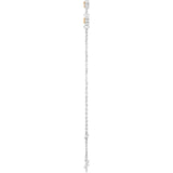 Sterling Silver Natural Citrine 6 1/2-7 1/2" Bracelet