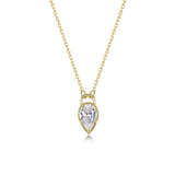 Pear Lock Necklace