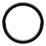 14K White Gold 2.5 mm Comfort-Fit Flat Band Size 4