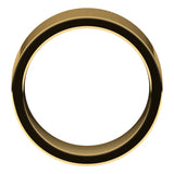 14K Yellow Gold 9 mm Comfort-Fit Flat Band Size 6.5