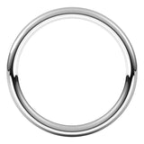 Platinum 2 mm Comfort-Fit European-Style Band Size 4.5