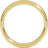 18K Yellow Gold 5 mm Comfort-Fit European-Style Band Size 7