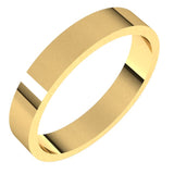 10K Yellow Gold 3.5 mm Flat Band Size 5.5