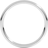 Sterling Silver 1.5 mm Comfort-Fit Full Round Band Size 8