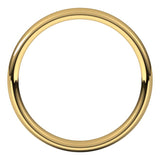 18K Yellow Gold 3.5 mm Comfort-Fit European-Style Band Size 9.5
