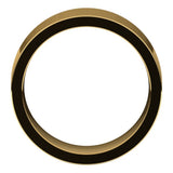 14K Yellow Gold 8 mm Comfort-Fit Flat Band Size 8