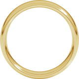 14K Yellow Gold 5.5 mm Comfort-Fit European-Style Band Size 14.5