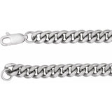 Sterling Silver 4.8 mm Curb 24" Chain