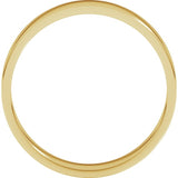 14K Yellow Gold 4.5 mm Flat Band Size 5
