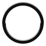 18K White Gold 2 mm Comfort-Fit Flat Band Size 6.5