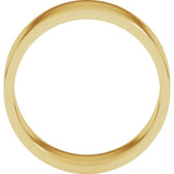 14K Yellow Gold 8 mm Flat Band Size 9