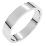Sterling Silver 4 mm Flat Band Size 8