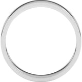 Sterling Silver 4 mm Flat Band Size 8