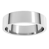 Sterling Silver 5 mm Flat Band Size 12