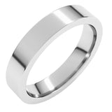 Sterling Silver 4 mm Comfort-Fit Flat Band Size 7