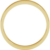 14K Yellow Gold 4 mm Flat Band Size 3