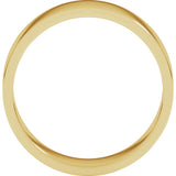 14K Yellow Gold 6 mm Flat Band Size 9