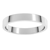 Platinum 3 mm Flat Band Size 5.5