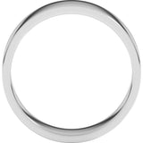 10K White Gold 6 mm Flat Band Size 10