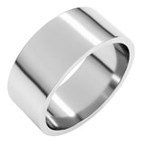 Sterling Silver 8 mm Flat Band Size 10