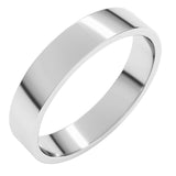 Sterling Silver 4.5 mm Flat Band Size 8
