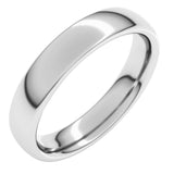 Platinum 4 mm Comfort-Fit European-Style Band Size 9
