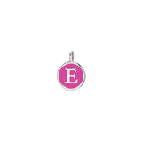 Pink Enamel Initial Charm