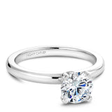 A Noam Carver white gold engagement ring with 8 diamonds.