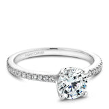 A Noam Carver white gold engagement ring with 26 diamonds.